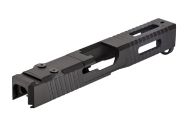 Image of TRYBE Defense Pistol Slide, Glock 17, Gen 5, DeltaPoint Pro Cut, Version 1, Black Cerakote SLDG17G5DP-BN