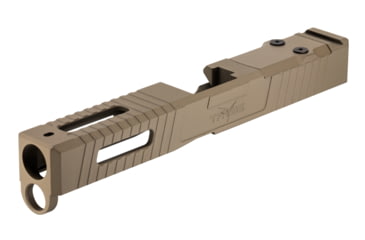 Image of TRYBE Defense Pistol Slide, Glock 17, Gen 5, DeltaPoint Pro Cut, Version 1, FDE Cerakote, SLDG17G5DP-FDE