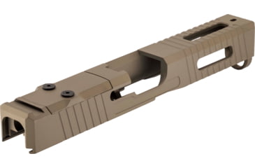 Image of TRYBE Defense Pistol Slide, Glock 17, Gen 5, Venom Cut, Version 1, FDE Cerakote, SLDG17G5VNM-FDE