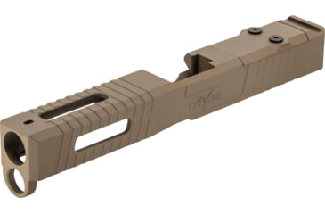 Image of TRYBE Defense Pistol Slide, Glock 17, Gen 5, Venom Cut, Version 1, FDE Cerakote, SLDG17G5VNM-FDE