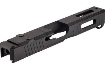 Image of TRYBE Defense Pistol Slide, Glock 17, Gen 5, Viper Cut, Version 1, Black Cerakote SLDG17G5VPR-BN