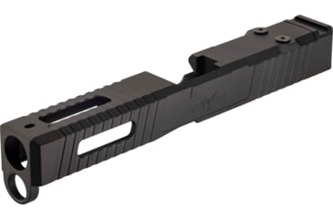 Image of TRYBE Defense Pistol Slide, Glock 17, Gen 5, Viper Cut, Version 1, Black Cerakote SLDG17G5VPR-BN