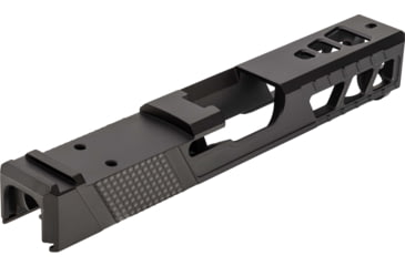 Image of TRYBE Defense Pistol Slide, Glock 19, Gen 3, DeltaPoint Pro Cut, Version 2, Black Cerakote, No Base Plate Included, SLDG19G3DPV2-BN