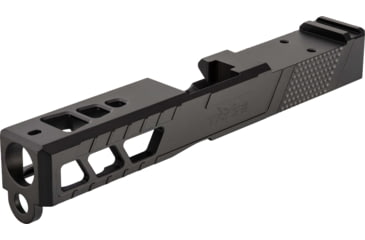 Image of TRYBE Defense Pistol Slide, Glock 19, Gen 3, DeltaPoint Pro Cut, Version 2, Black Cerakote, No Base Plate Included, SLDG19G3DPV2-BN