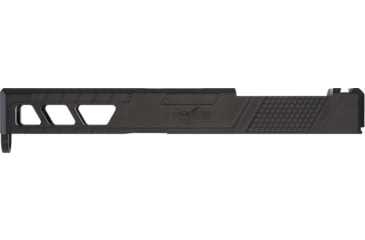 Image of TRYBE Defense Pistol Slide, Glock 19, Gen 3, Venom Cut, Version 2, Black Cerakote, No Base Plate Included, SLDG19G3VNMV2-BN