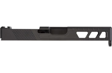 Image of TRYBE Defense Pistol Slide, Glock 19, Gen 3, Venom Cut, Version 2, Black Cerakote, No Base Plate Included, SLDG19G3VNMV2-BN
