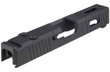 Image of TRYBE Defense Pistol Slide, Glock 19, Gen 3, Viper Cut, Black, SLDG19G3VPR-BN