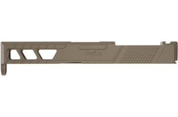 Image of TRYBE Defense Pistol Slide, Glock 19, Gen 4, DeltaPoint Pro Cut, Version 2, FDE Cerakote, No Base Plate Included, SLDG19G4DPV2-FDE