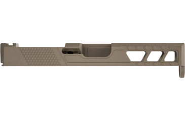Image of TRYBE Defense Pistol Slide, Glock 19, Gen 4, DeltaPoint Pro Cut, Version 2, FDE Cerakote, No Base Plate Included, SLDG19G4DPV2-FDE