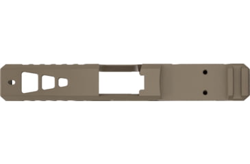 Image of TRYBE Defense Pistol Slide, Glock 19, Gen 4, DeltaPoint Pro Cut, Version 2, FDE Cerakote, No Base Plate Included, SLDG19G4DPV2-FDE
