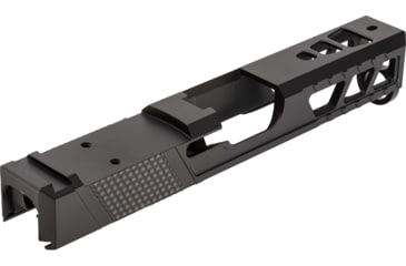 Image of TRYBE Defense Pistol Slide, Glock 19, Gen 4, Venom Cut, Version 2, Black Cerakote, No Base Plate Included, SLDG19G4VNMV2-BN