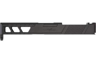 Image of TRYBE Defense Pistol Slide, Glock 19, Gen 4, Venom Cut, Version 2, Black Cerakote, No Base Plate Included, SLDG19G4VNMV2-BN