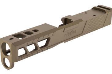Image of TRYBE Defense Pistol Slide, Glock 19, Gen 4, RMR Cut, Version 2, FDE Cerakote, SLDG19G4RMRV2-FDE