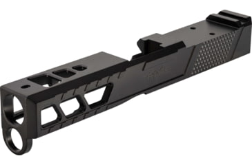 Image of TRYBE Defense Pistol Slide, Glock 19, Gen 4, Viper Cut, Version 2, Black Cerakote, No Base Plate Included, SLDG19G4VPRV2-BN