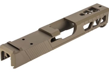 Image of TRYBE Defense Pistol Slide, Glock 19, Gen 4, Viper Cut, Version 2, FDE Cerakote, No Base Plate Included, SLDG19G4VPRV2-FDE