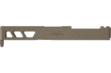 Image of TRYBE Defense Pistol Slide, Glock 19, Gen 4, Viper Cut, Version 2, FDE Cerakote, No Base Plate Included, SLDG19G4VPRV2-FDE