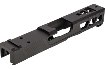 Image of TRYBE Defense Pistol Slide, Glock 19, Gen 5, DeltaPoint Pro Cut, Version 2, Black Cerakote, No Base Plate Included, SLDG19G5DPV2-BN