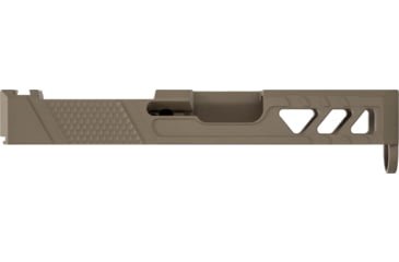 Image of TRYBE Defense Pistol Slide, Glock 26, Gen 3/4, Venom Cut, Version 2, FDE Cerakote, No Base Plate Included, SLDG26G34VNMV2-FDE