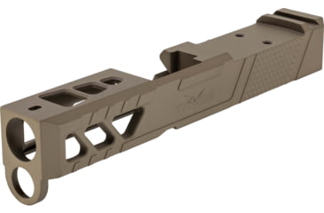 Image of TRYBE Defense Pistol Slide, Glock 26, Gen 3/4, Venom Cut, Version 2, FDE Cerakote, No Base Plate Included, SLDG26G34VNMV2-FDE