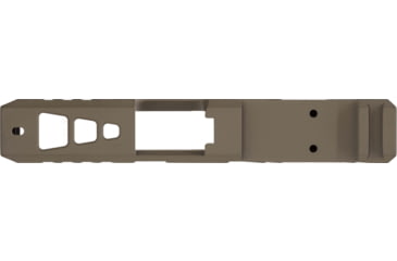 Image of TRYBE Defense Pistol Slide, Glock 26, Gen 3/4, Viper Cut, Version 2, FDE Cerakote, No Base Plate Included, SLDG26G34VPRV2-FDE