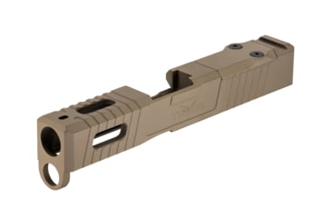 Image of TRYBE Defense Pistol Slide, Glock 43/43X, Version 1, RMSc Cut, Cerakote Flat Dark Earth, SLDG43XRMSC-FDE