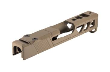 Image of TRYBE Defense Pistol Slide, Glock 43/43X, Version 2, RMSc Cut, Cerakote Flat Dark Earth, SLDG43XRMSCV2-FDE