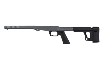 Image of TRYBE Defense R.O.C.S. Rapid Offense Chassis System, Howa 1500 Short Action, Gray, TRBCHASHOWSA-GR