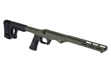 Image of TRYBE Defense R.O.C.S. Rapid Offense Chassis System, Remington Model 700 Short Action, OD Green, TRBCHASREMSA-OD