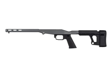 Image of TRYBE Defense R.O.C.S. Rapid Offense Chassis System, Ruger American Rifle Short Action, Gray, TRBCHASRUGSA-GR