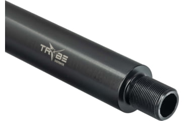 Image of TRYBE Defense Rifle Barrel Threaded, AR-15, 9mm Luger, 16.25 inch, Medium Taper, Twist, 1/2x36 TPI, Black Nitride, Black, BARMID16259MM 