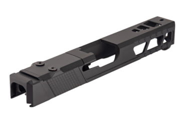 Image of TRYBE Defense Pistol Slide, Glock 17, Gen 3, DeltaPoint Pro Cut, Version 2, Black Cerakote, SLDG17G3DPV2-BN