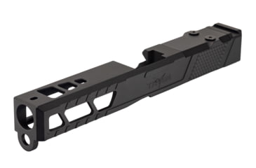 Image of TRYBE Defense Pistol Slide, Glock 17, Gen 3, DeltaPoint Pro Cut, Version 2, Black Cerakote, SLDG17G3DPV2-BN