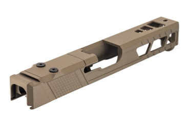 Image of TRYBE Defense Pistol Slide, Glock 17, Gen 3, DeltaPoint Pro Cut, Version 2, FDE Cerakote, SLDG17G3DPV2-FDE