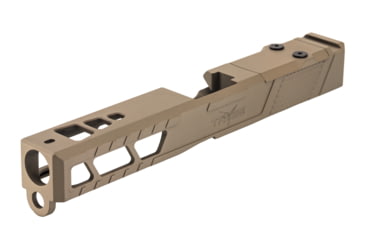 Image of TRYBE Defense Pistol Slide, Glock 17, Gen 3, DeltaPoint Pro Cut, Version 2, FDE Cerakote, SLDG17G3DPV2-FDE