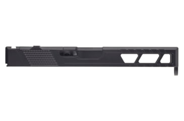 Image of TRYBE Defense Pistol Slide, Glock 17, Gen 3, RMR Cut, Version 2, Black Cerakote, SLDG17G3RMRV2-BN