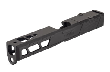 Image of TRYBE Defense Pistol Slide, Glock 17, Gen 3, RMR Cut, Version 2, Black Cerakote, SLDG17G3RMRV2-BN