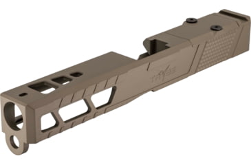 Image of TRYBE Defense Pistol Slide, Glock 17, Gen 3, RMR Cut, Version 2, FDE Cerakote, SLDG17G3RMRV2-FDE