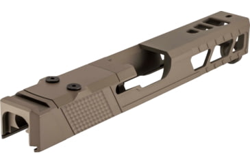 Image of TRYBE Defense Pistol Slide, Glock 17, Gen 3, Venom Cut, Version 2, FDE Cerakote, SLDG17G3VNMV2-FDE