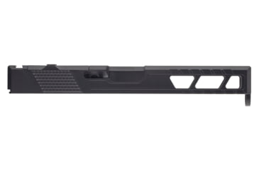 Image of TRYBE Defense Pistol Slide, Glock 17, Gen 3, Viper Cut, Version 2, Black Cerakote, SLDG17G3VPRV2-BN