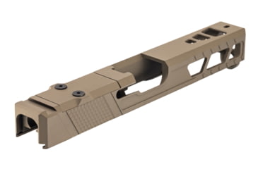 Image of TRYBE Defense Pistol Slide, Glock 17, Gen 3, Viper Cut, Version 2, FDE Cerakote, SLDG17G3VPRV2-FDE