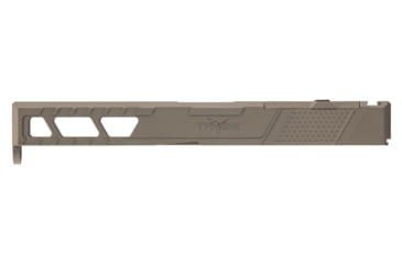 Image of TRYBE Defense Pistol Slide, Glock 17, Gen 3, Viper Cut, Version 2, FDE Cerakote, SLDG17G3VPRV2-FDE