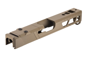 Image of TRYBE Defense Pistol Slide, Glock 17, Gen 4, Viper Cut, Version 2, FDE Cerakote, SLDG17G4VPRV2-FDE