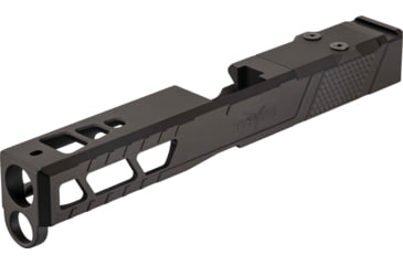 Image of TRYBE Defense Pistol Slide, Glock 17, Gen 5, DeltaPoint Pro Cut, Version 2, Black Cerakote, SLDG17G5DPV2-BN