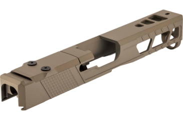 Image of TRYBE Defense Pistol Slide, Glock 17, Gen 5, DeltaPoint Pro Cut, Version 2, FDE Cerakote, SLDG17G5DPV2-FDE