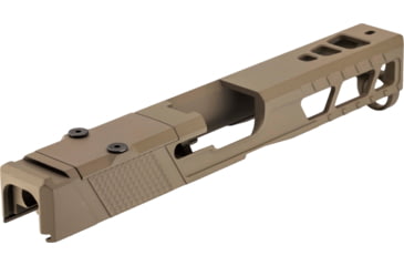 Image of TRYBE Defense Pistol Slide, Glock 17, Gen 5, RMR Cut, Version 2, FDE Cerakote, SLDG17G5RMRV2-FDE