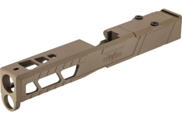 Image of TRYBE Defense Pistol Slide, Glock 17, Gen 5, RMR Cut, Version 2, FDE Cerakote, SLDG17G5RMRV2-FDE