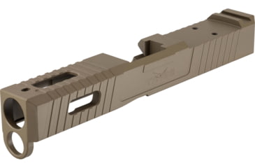 Image of TRYBE Defense TRYBE Defense Pistol Slide, Glock 19, Gen 4, Venom Cut, Version 1, FDE Cerakote, SLDG19G4VNM-FDE