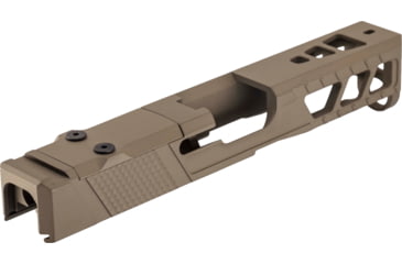 Image of TRYBE Defense TRYBE Defense Pistol Slide, Glock 19, Gen 5, DeltaPoint Pro Cut, Version 2, FDE Cerakote, SLDG19G5DPV2-FDE
