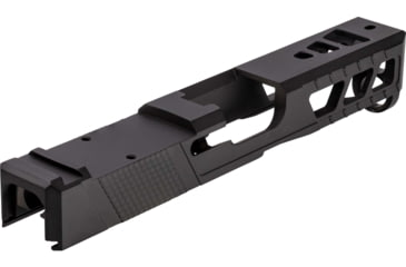 Image of TRYBE Defense Pistol Slide, Glock 19, Gen 5, RMR Cut, Version 2, Black Cerakote SLDG19G5RMRV2-BN