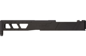 Image of TRYBE Defense Pistol Slide, Glock 19, Gen 5, RMR Cut, Version 2, Black Cerakote SLDG19G5RMRV2-BN